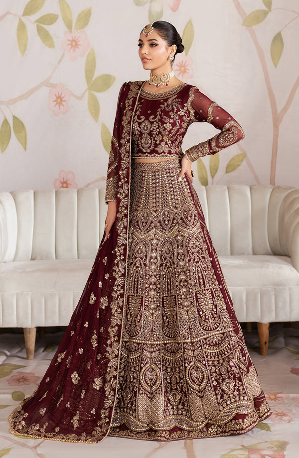 Zarif | Shehnai Luxury Wedding Edit | SHEESHAM by Zarif - Designer Dress - Type: Ladies Clothes - Available at Libayah - 100% Original