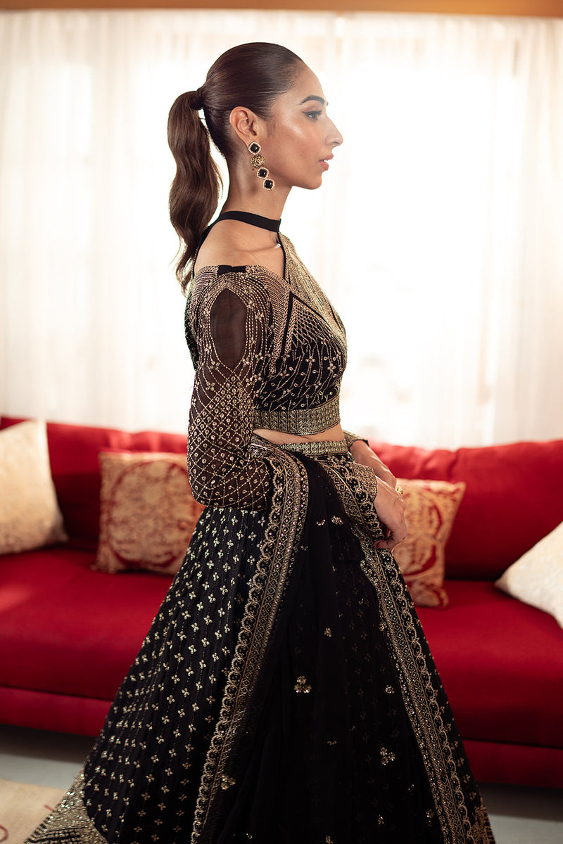 Neeshay | Dastaan Luxury Chiffon | Sunehri by Neeshay - Designer Dress - Type: Formal - Available at Libayah - 100% Original