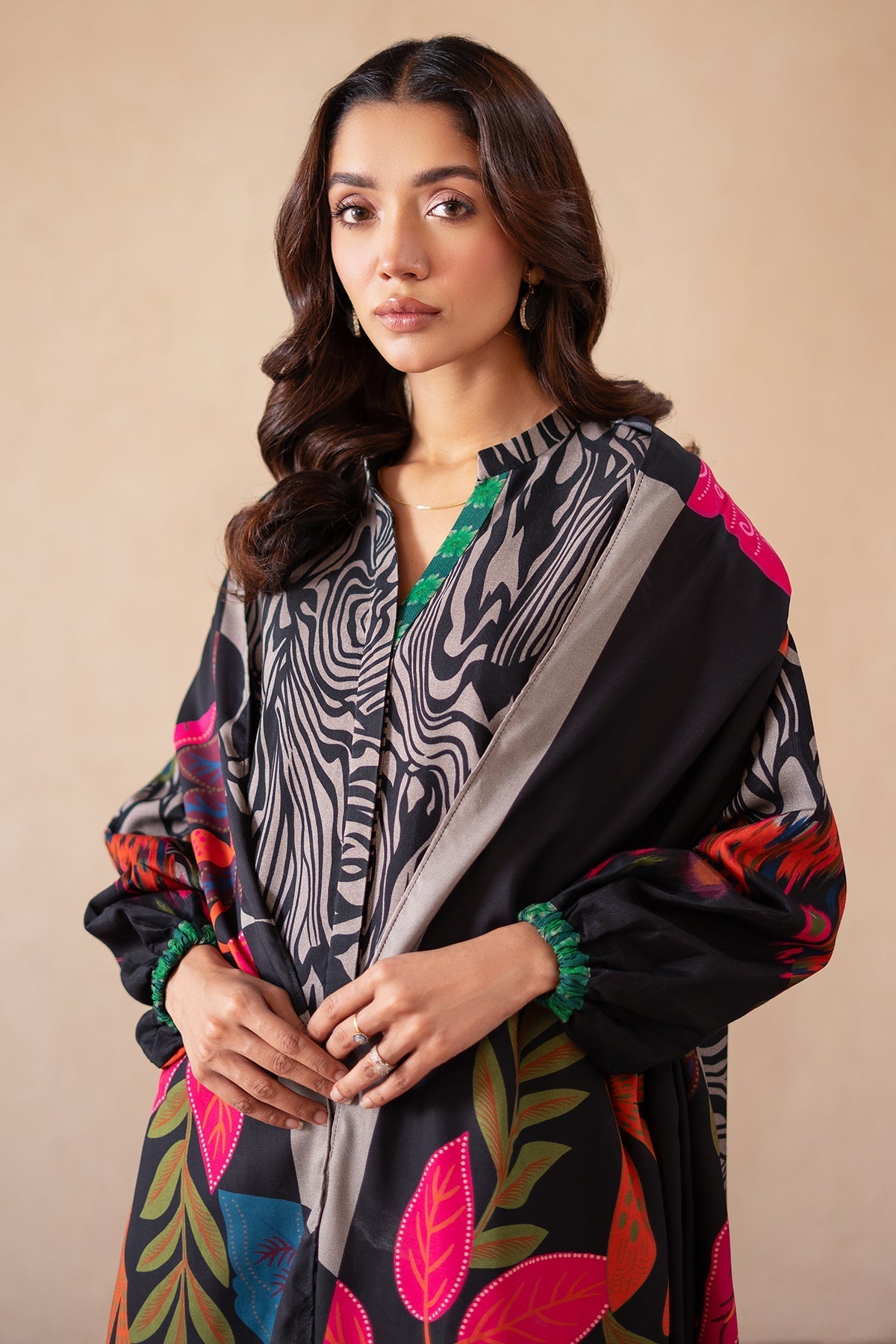 Charizma | Print Melody | CPM-4-S49A by Charizma - Designer Dress - Type: Ladies Clothes - Available at Libayah - 100% Original