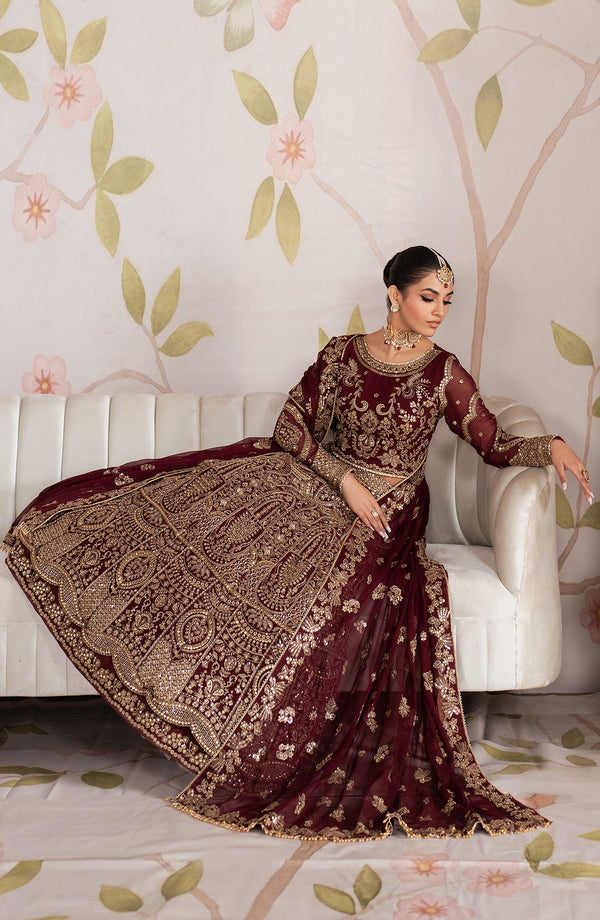 Zarif | Shehnai Luxury Wedding Edit | SHEESHAM by Zarif - Designer Dress - Type: Ladies Clothes - Available at Libayah - 100% Original