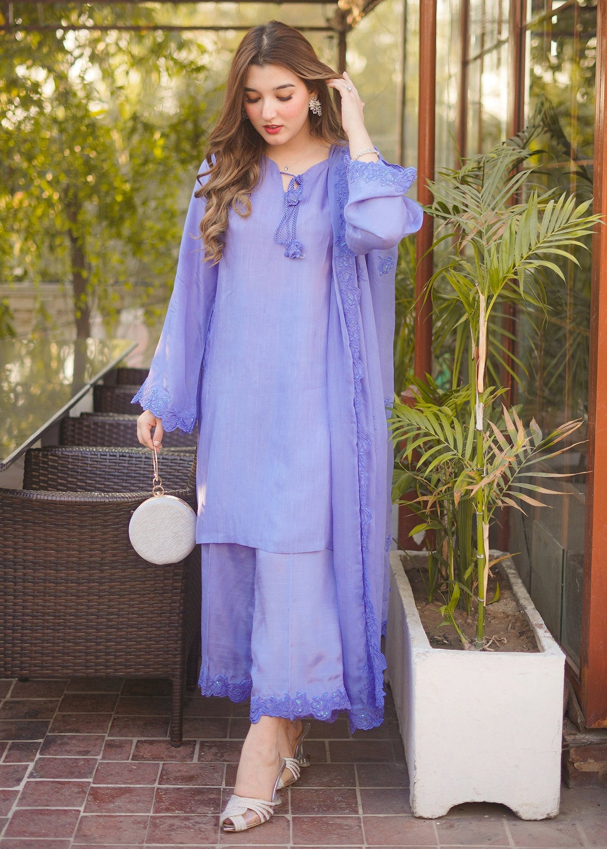 Fozia Khalid | Silk Spire | LAGOON by Fozia Khalid - Designer Dress - Type: Ladies Clothes - Available at Libayah - 100% Original