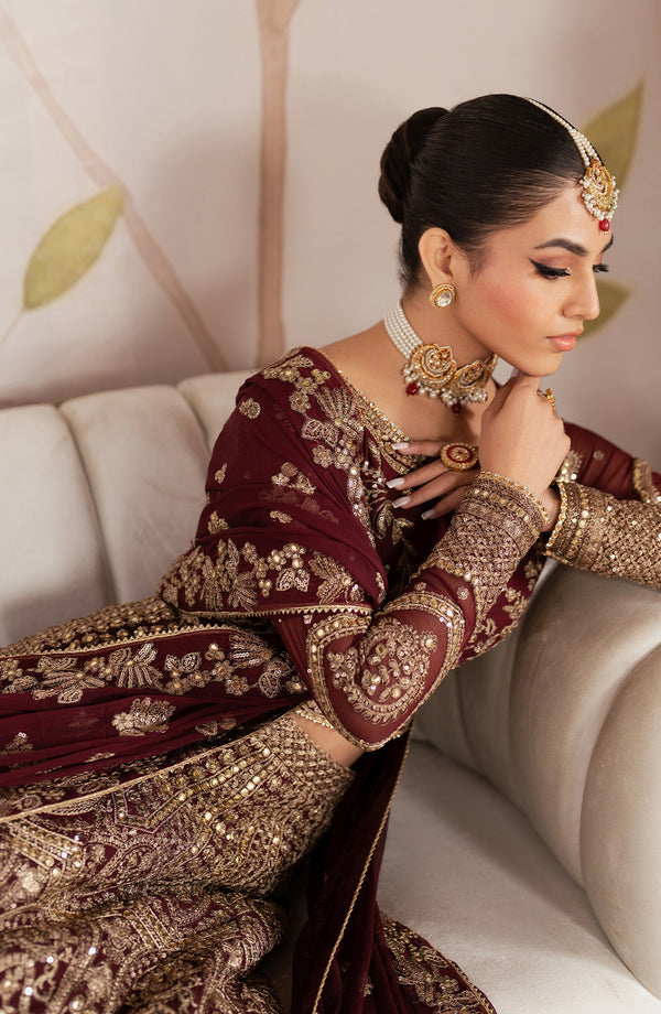 Zarif | Shehnai Luxury Wedding Edit | SHEESHAM by Zarif - Designer Dress - Type: Ladies Clothes - Available at Libayah - 100% Original