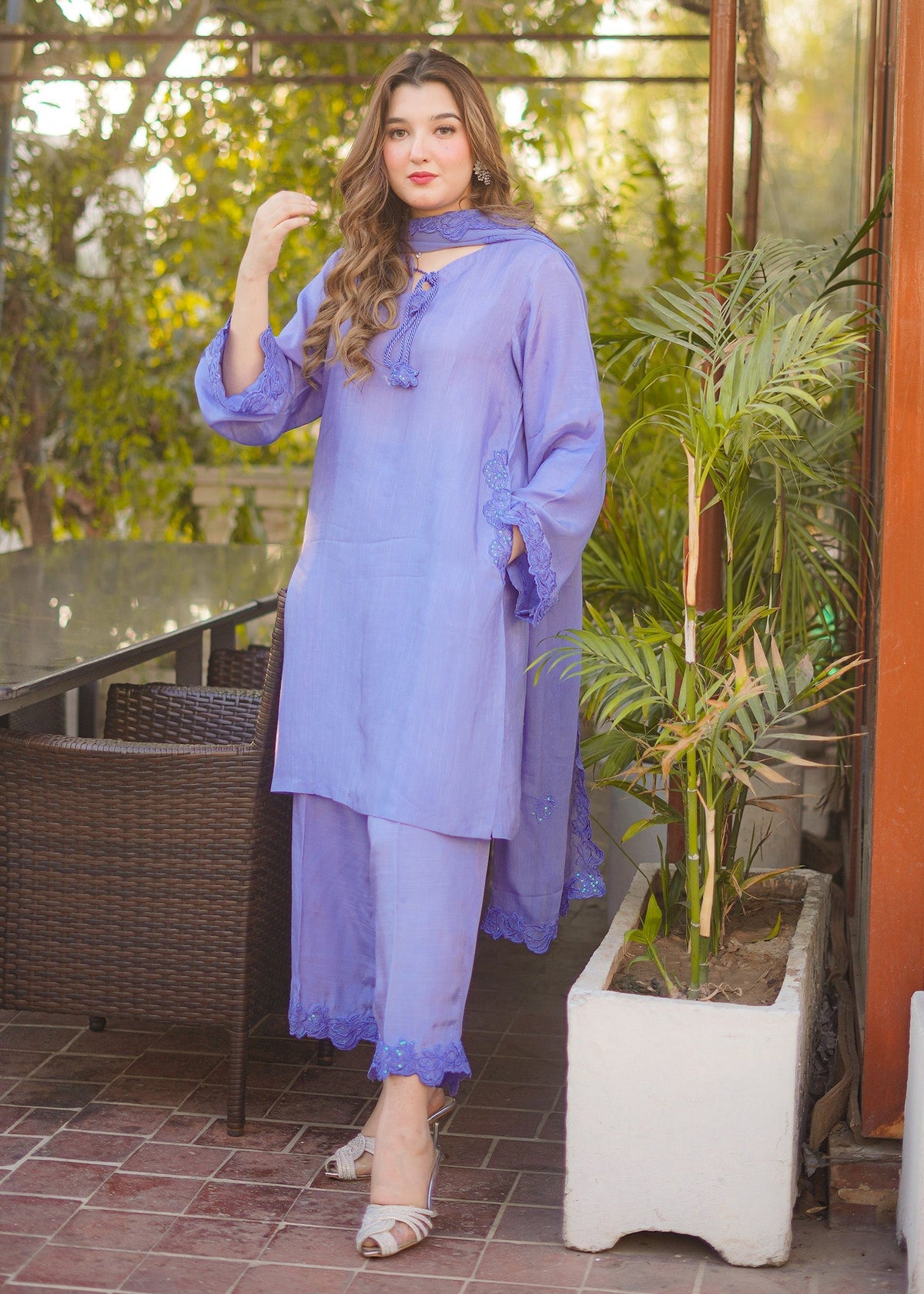 Fozia Khalid | Silk Spire | LAGOON by Fozia Khalid - Designer Dress - Type: Ladies Clothes - Available at Libayah - 100% Original