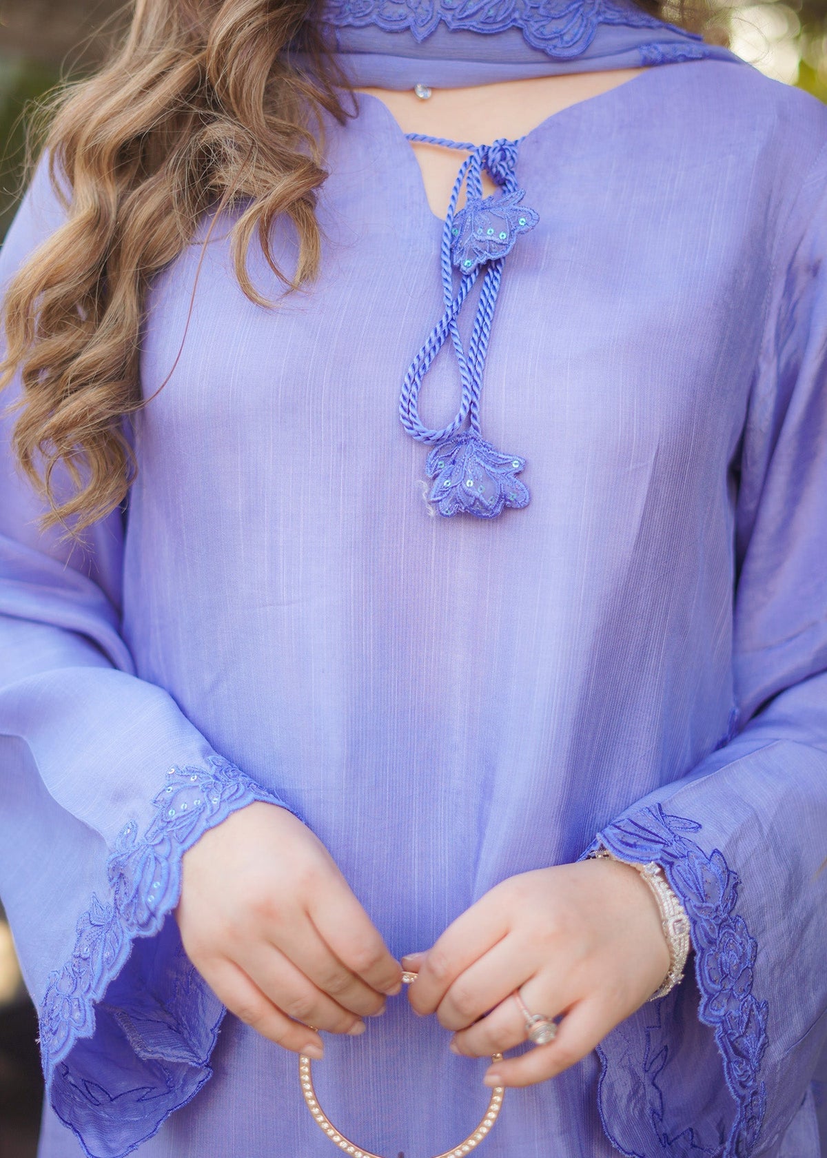 Fozia Khalid | Silk Spire | LAGOON by Fozia Khalid - Designer Dress - Type: Ladies Clothes - Available at Libayah - 100% Original