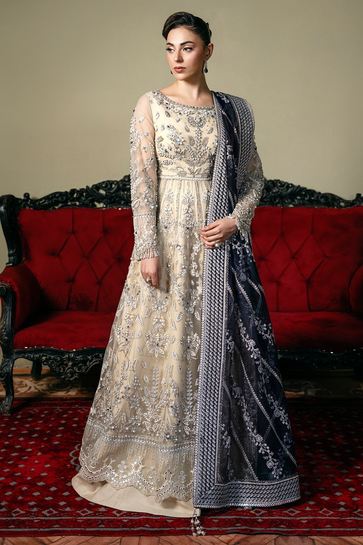 Mina Kashif | Kahani Formals | Araish by Mina Kashif - Designer Dress - Type: Ladies Clothes - Available at Libayah - 100% Original