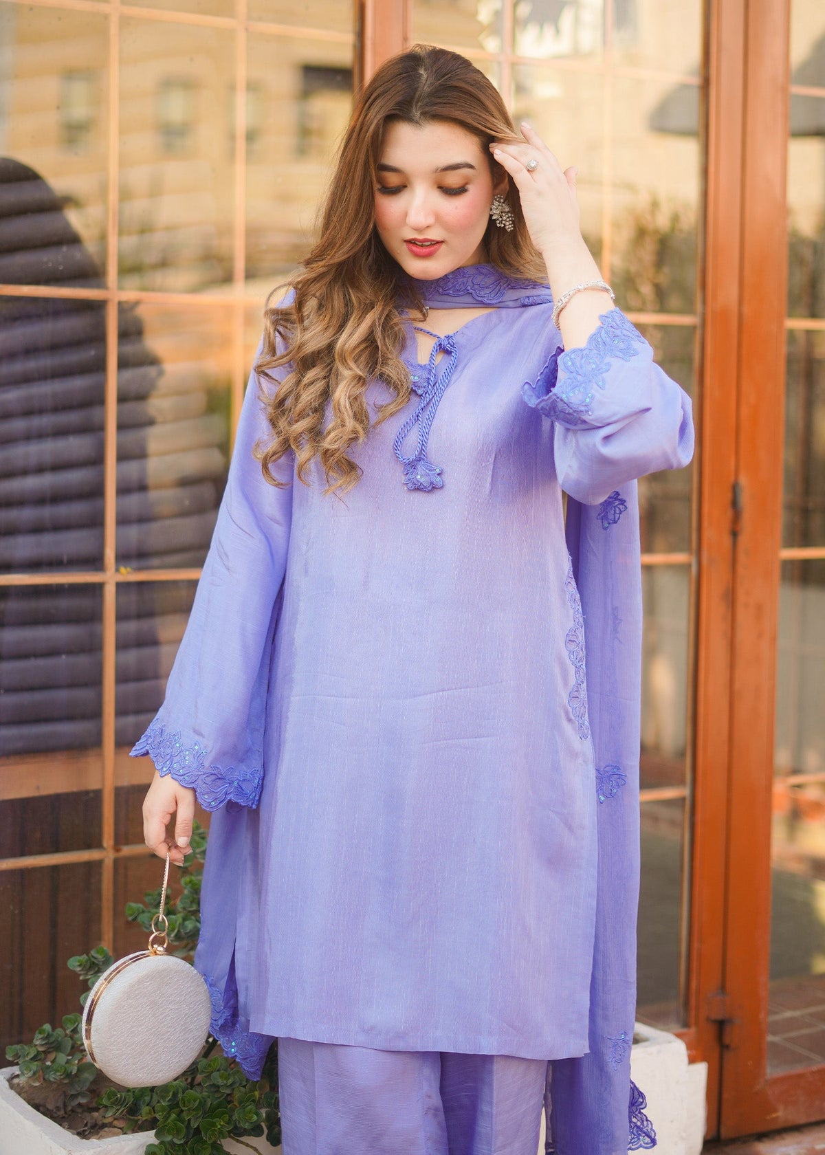 Fozia Khalid | Silk Spire | LAGOON by Fozia Khalid - Designer Dress - Type: Ladies Clothes - Available at Libayah - 100% Original