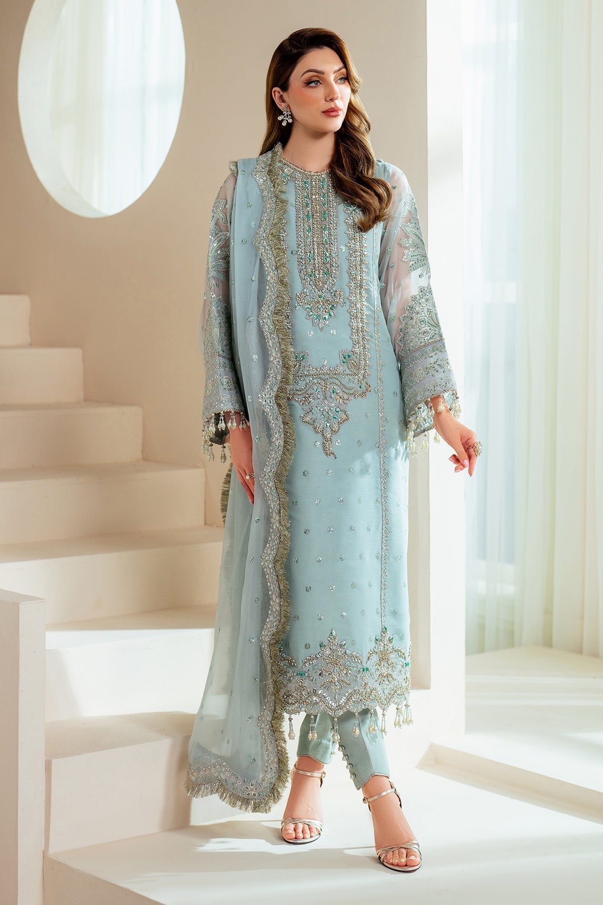 Alizeh | Aymal Chiffon | AF-BHM-4044-Orla by Alizeh - Designer Dress - Type: Ladies Clothes - Available at Libayah - 100% Original