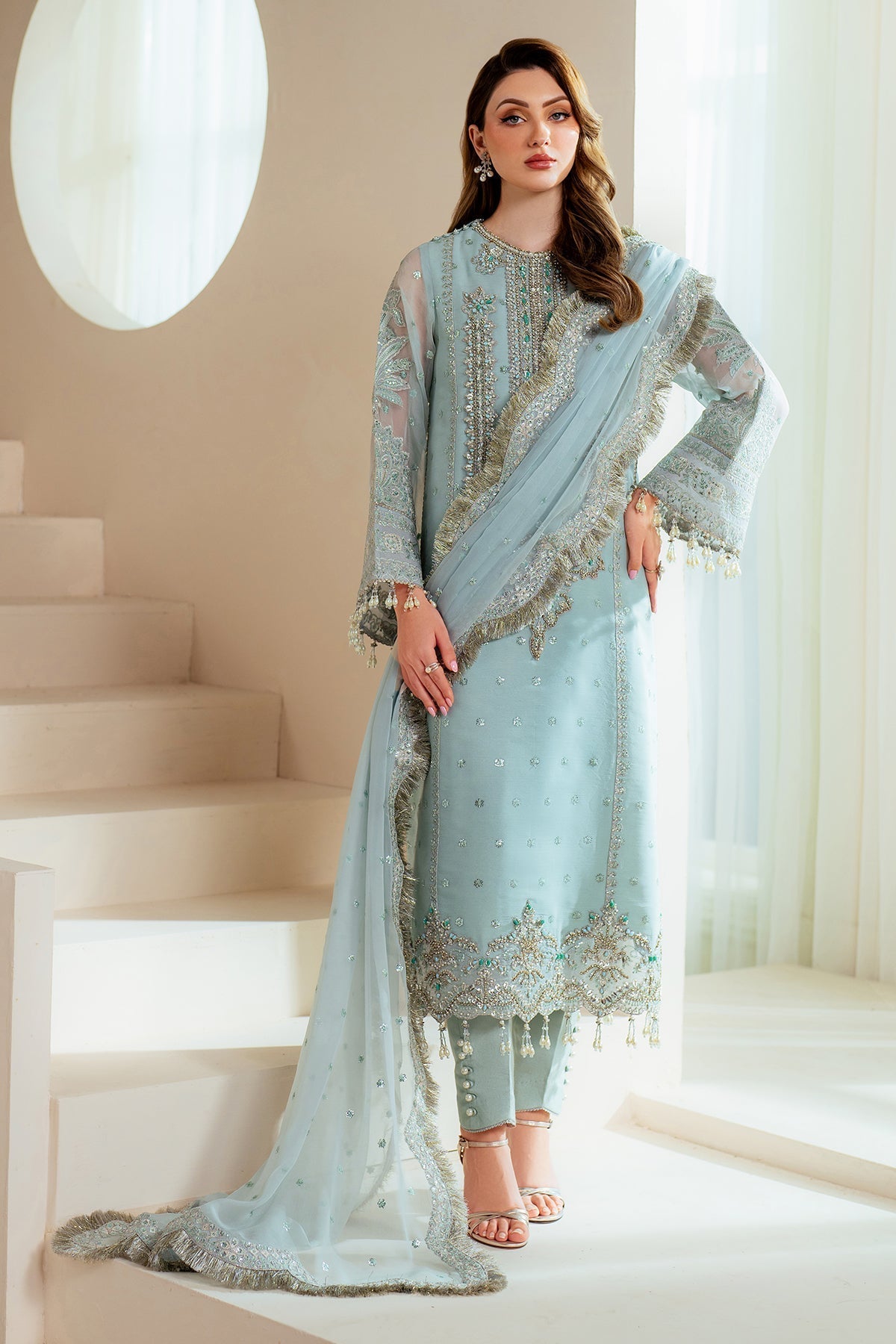 Alizeh | Aymal Chiffon | AF-BHM-4044-Orla by Alizeh - Designer Dress - Type: Ladies Clothes - Available at Libayah - 100% Original