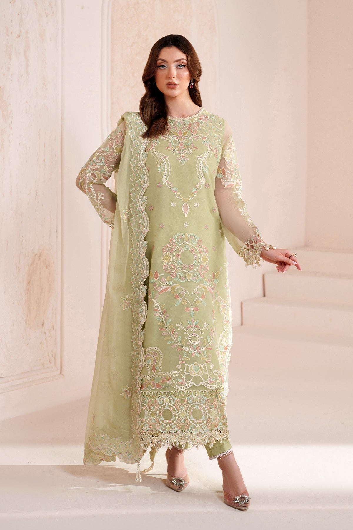 Alizeh | Threads Eid Festive Edit 26 |AF-BDHG-5042-Anya by Alizeh - Designer Dress  - Type : Ladies Clothes - Available at Libayah - 100% Original 
