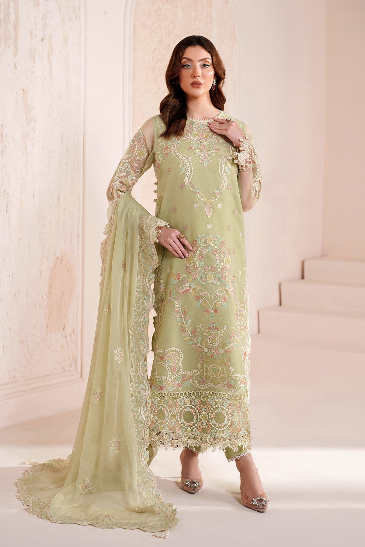 Alizeh | Threads Eid Festive Edit 26 |AF-BDHG-5042-Anya by Alizeh - Designer Dress  - Type : Ladies Clothes - Available at Libayah - 100% Original 