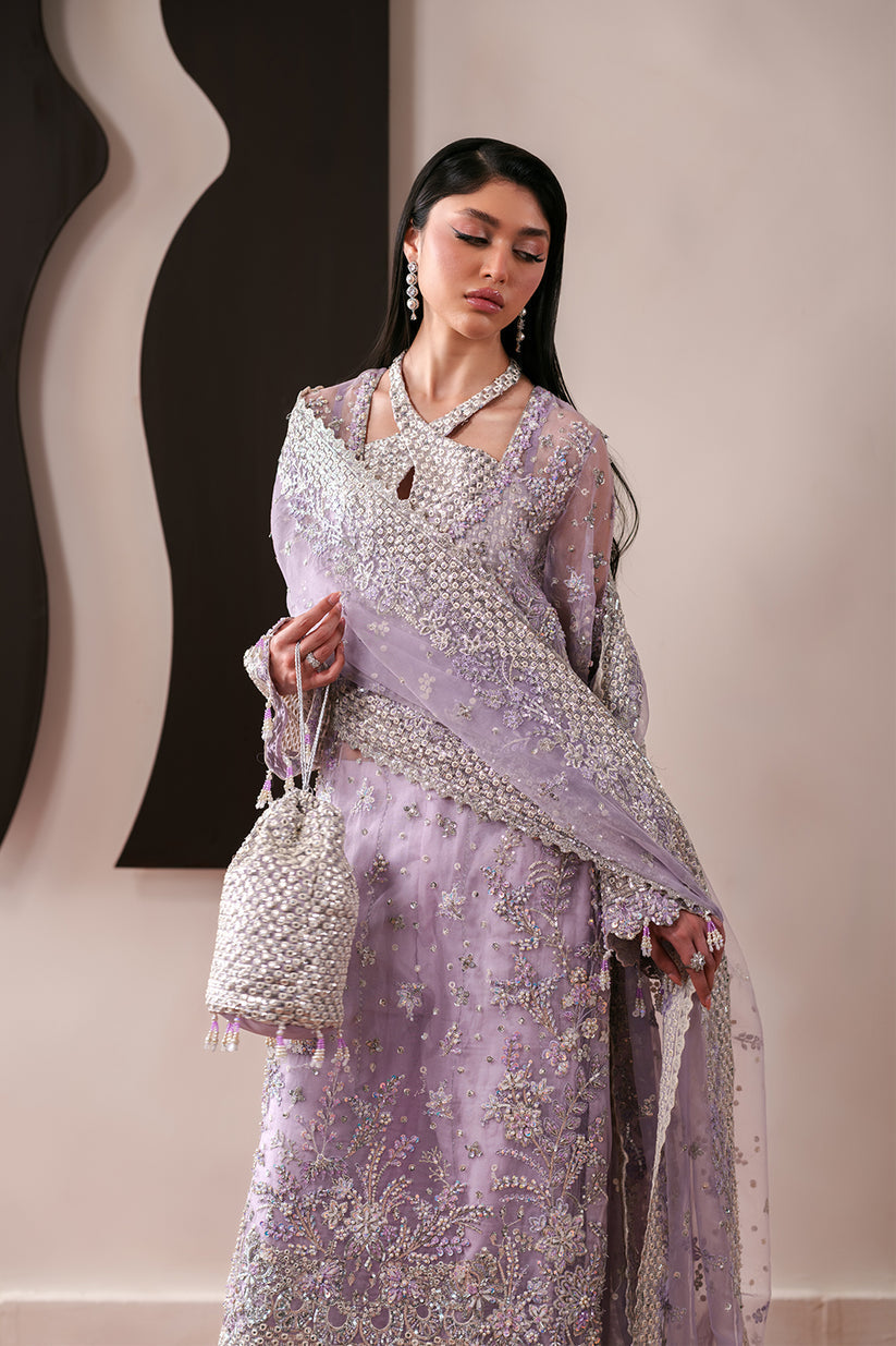 Emaan Adeel | Starlit Jewels | Lapis by Emaan Adeel - Designer Dress  - Type : Ladies Clothes - Available at Libayah - 100% Original 