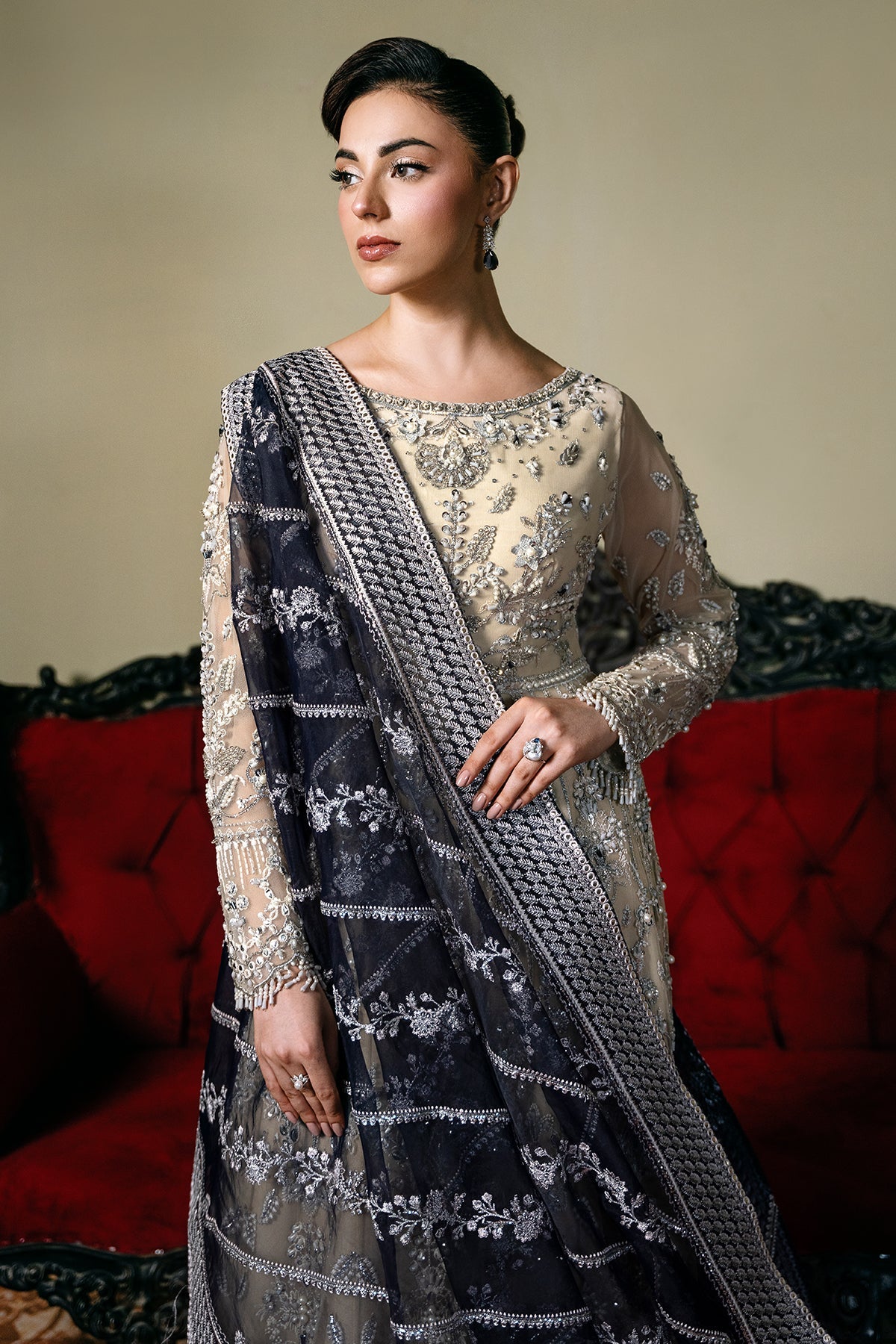Mina Kashif | Kahani Formals | Araish by Mina Kashif - Designer Dress - Type: Ladies Clothes - Available at Libayah - 100% Original