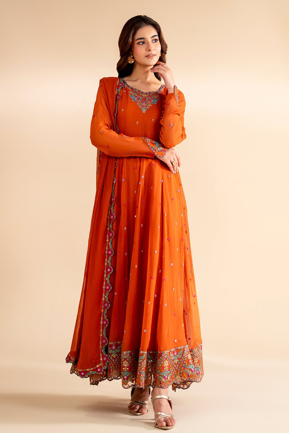 Charizma | Festive Pret | 3-PC Embroidered Chiffon CMA-6-319 by Charizma - Designer Dress  - Type : Ladies Clothes - Available at Libayah - 100% Original 