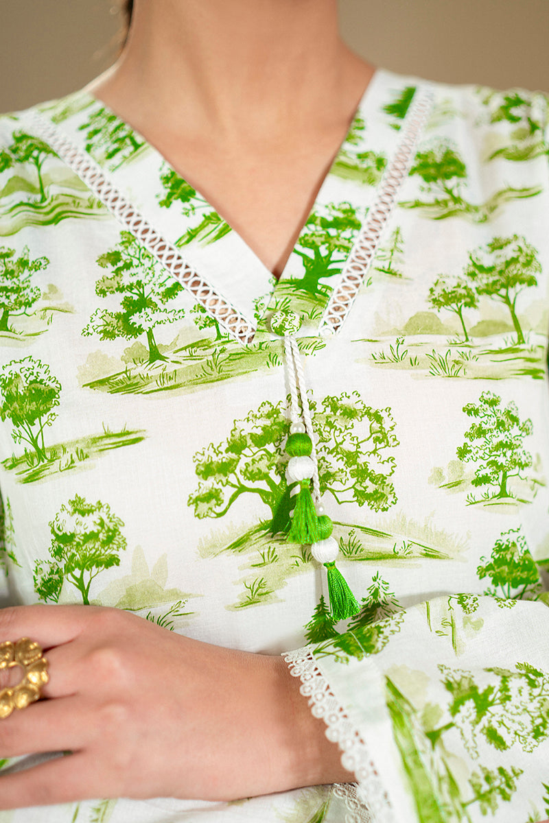 Cross Stitch | Daily Wear | MYSTIC FOREST by Cross Stitch - Designer Dress - Type: Casuals - Available at Libayah - 100% Original