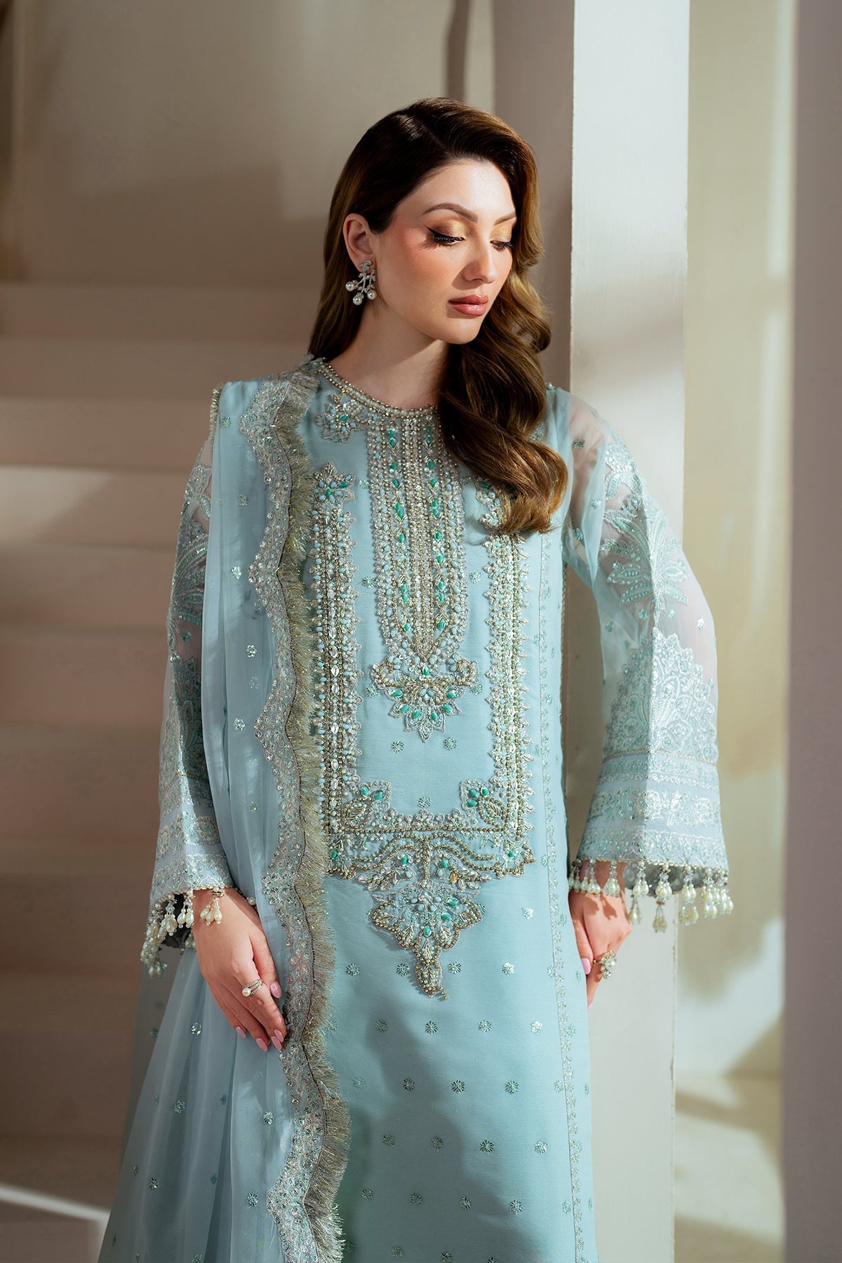 Alizeh | Aymal Chiffon | AF-BHM-4044-Orla by Alizeh - Designer Dress - Type: Ladies Clothes - Available at Libayah - 100% Original