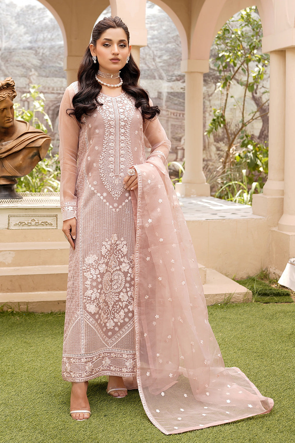 Maryams | Luxury Pret | M-1206 by Maryams - Designer Dress - Type: Ladies Clothes - Available at Libayah - 100% Original