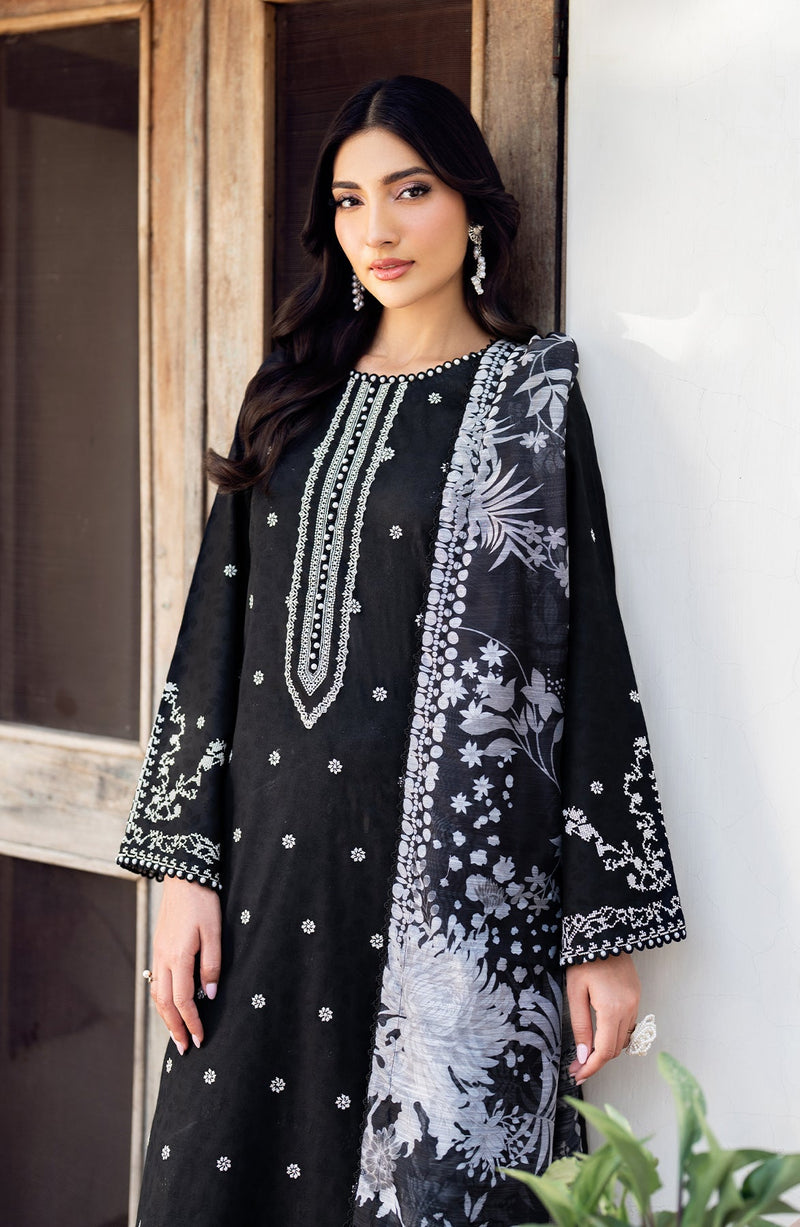 Zarif | Nura Textured Lawn 25 | MILHA by Zarif - Designer Dress - Type: Ladies Clothes - Available at Libayah - 100% Original
