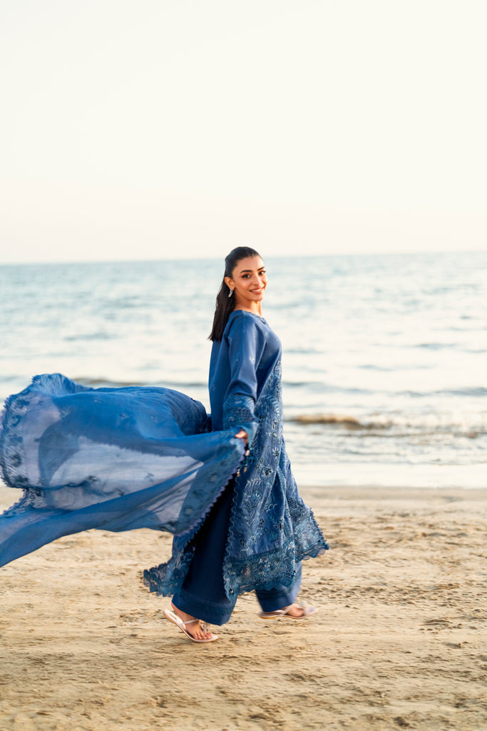 Florent | Luxury Lawn Eid Edits | FL-1A by Florent - Designer Dress - Type: Ladies Clothes - Available at Libayah - 100% Original