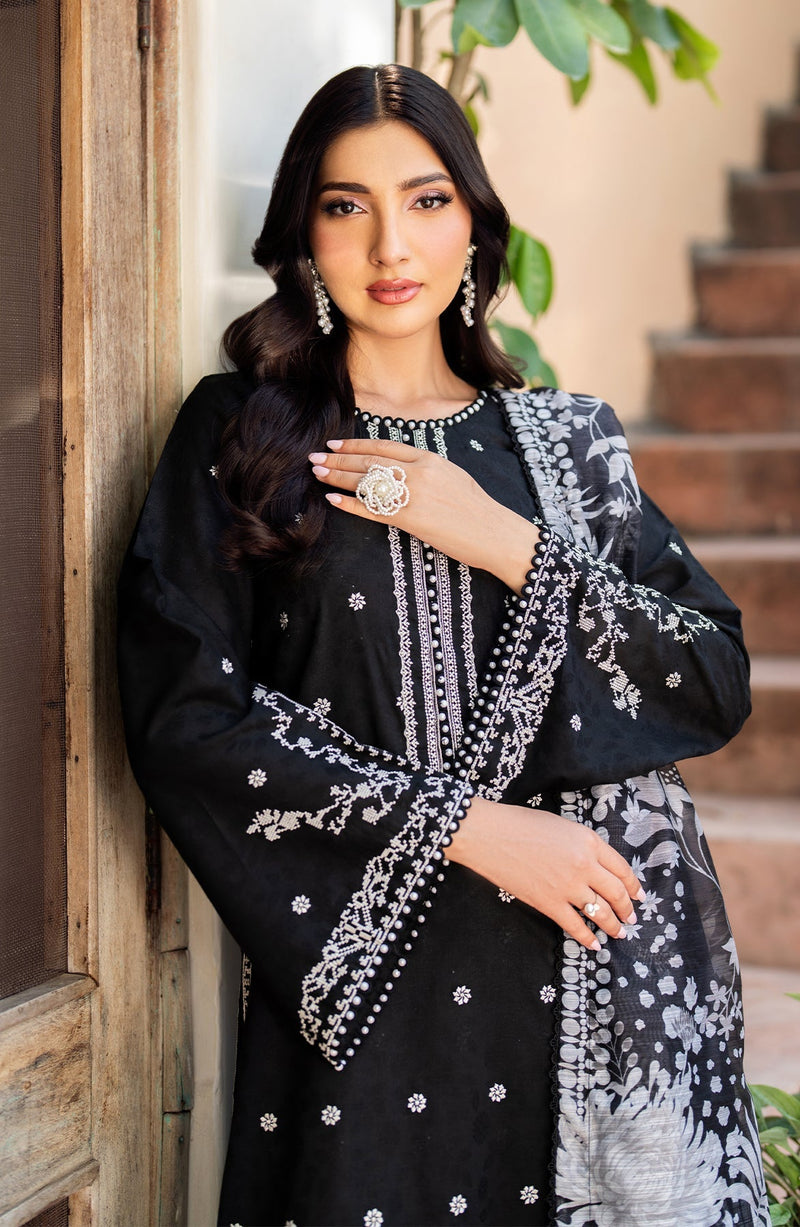 Zarif | Nura Textured Lawn 25 | MILHA by Zarif - Designer Dress - Type: Ladies Clothes - Available at Libayah - 100% Original