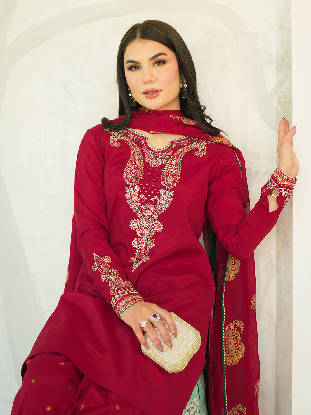 Faiza Faisal | Mayal Festive Pret 25 | JINAN by Faiza Faisal - Designer Dress - Type: Ladies Clothes - Available at Libayah - 100% Original