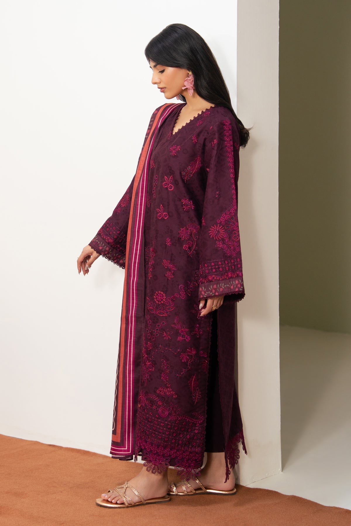 Afrozeh | Basic Pret 26 RTW | NACRE by Afrozeh - Designer Dress  - Type : Ladies Clothes - Available at Libayah - 100% Original 