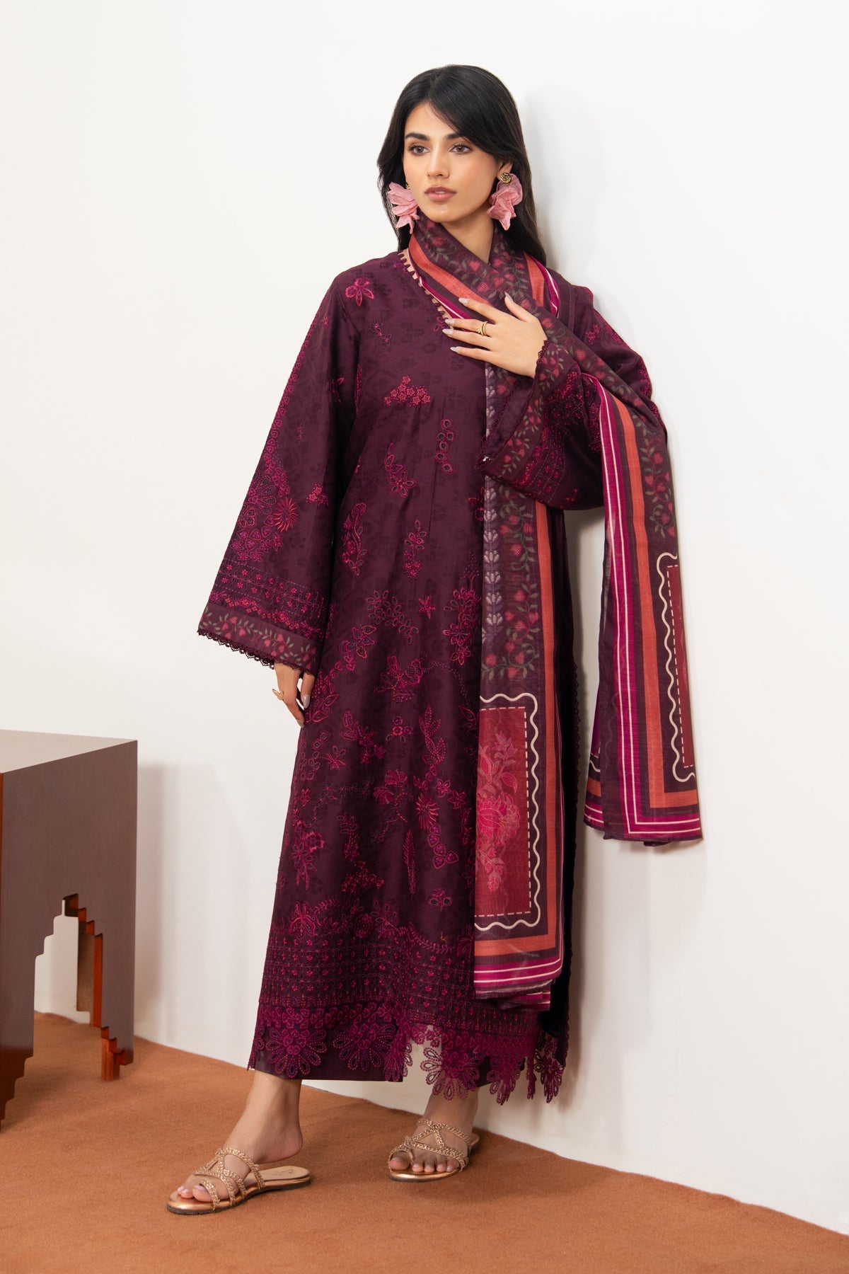 Afrozeh | Basic Pret 26 RTW | NACRE by Afrozeh - Designer Dress  - Type : Ladies Clothes - Available at Libayah - 100% Original 