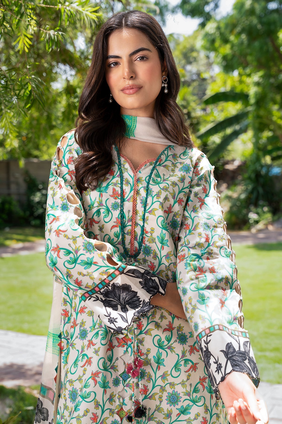 Charizma | C Print Lawn | CP6-27 by Charizma - Designer Dress  - Type : Ladies Clothes - Available at Libayah - 100% Original 