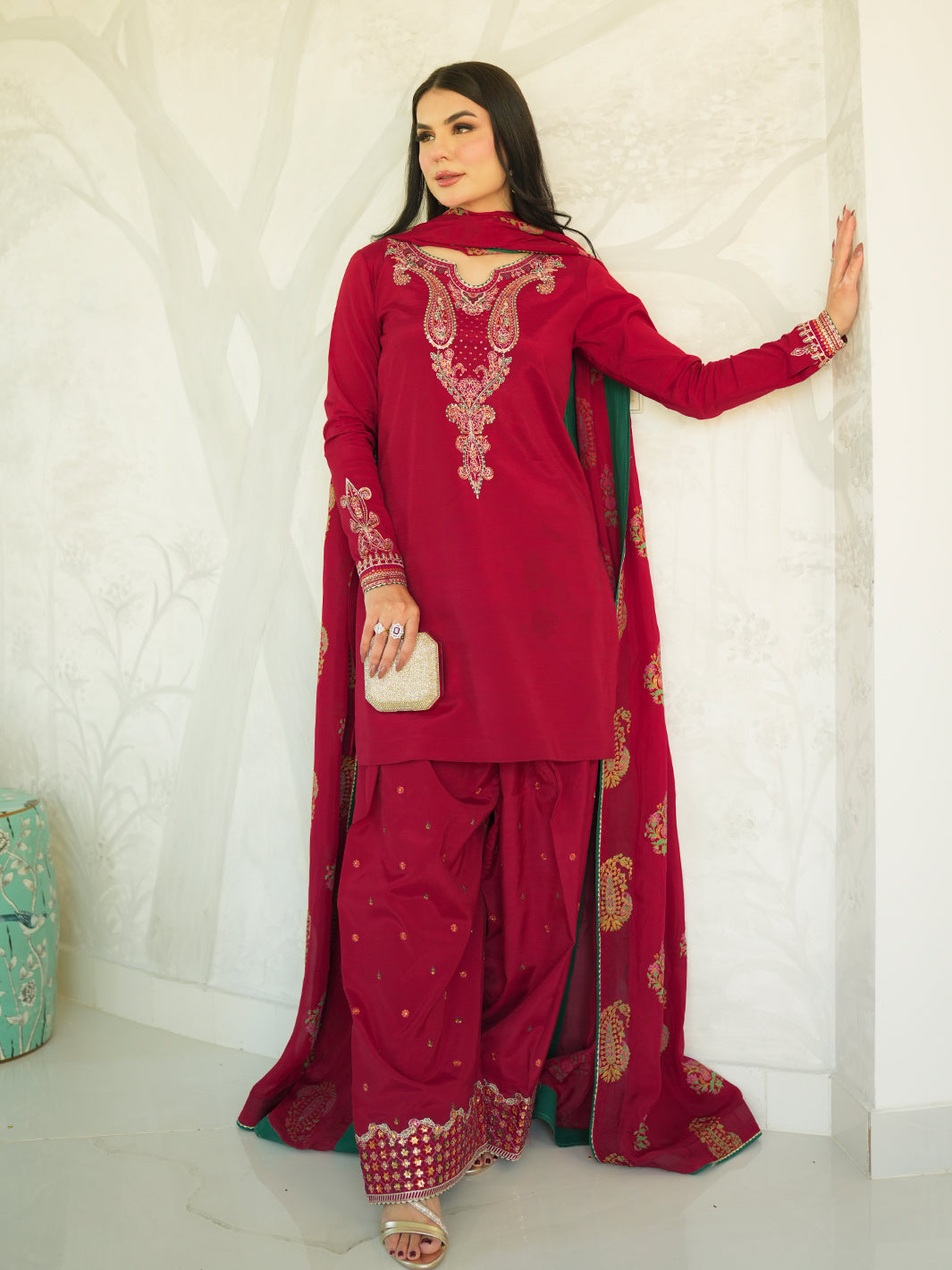 Faiza Faisal | Mayal Festive Pret 25 | JINAN by Faiza Faisal - Designer Dress - Type: Ladies Clothes - Available at Libayah - 100% Original