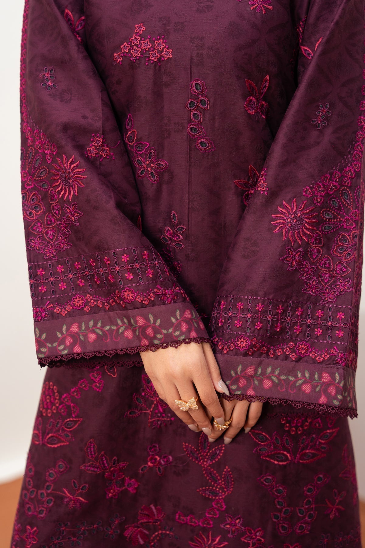 Afrozeh | Basic Pret 26 RTW | NACRE by Afrozeh - Designer Dress  - Type : Ladies Clothes - Available at Libayah - 100% Original 