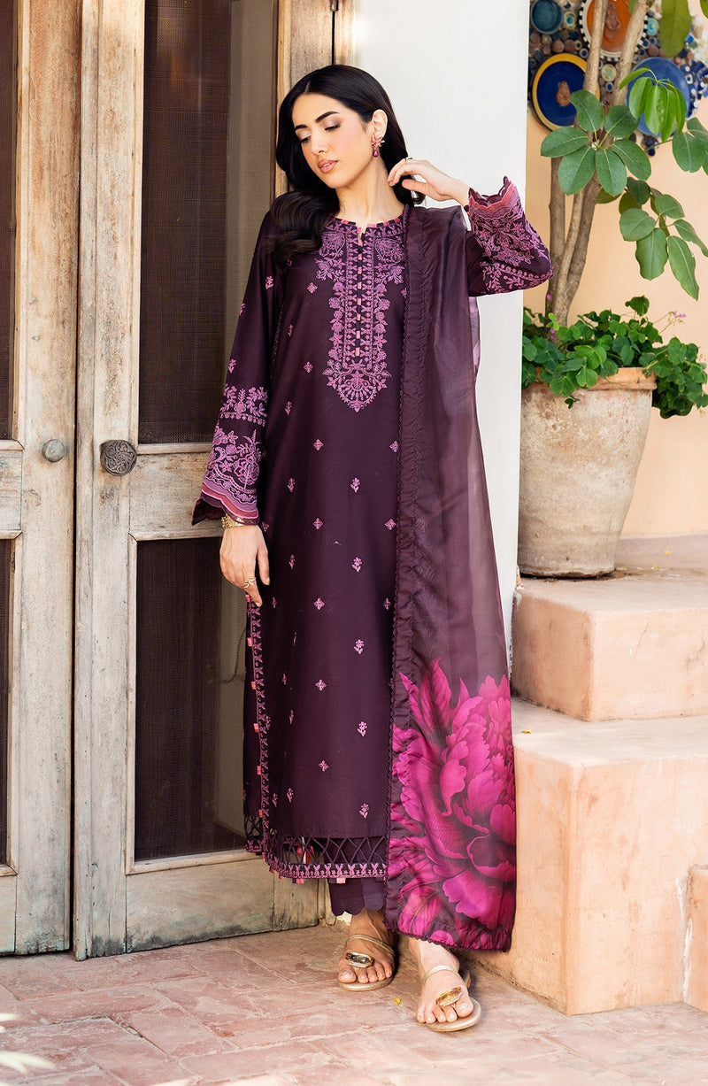 Zarif | Nura Textured Lawn 25 | FAHA by Zarif - Designer Dress - Type: Ladies Clothes - Available at Libayah - 100% Original