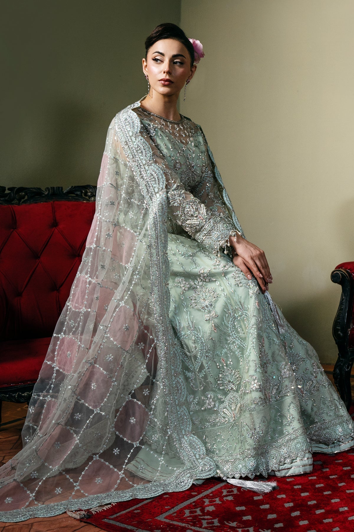 Mina Kashif | Kahani Formals | Zarpash by Mina Kashif - Designer Dress - Type: Ladies Clothes - Available at Libayah - 100% Original