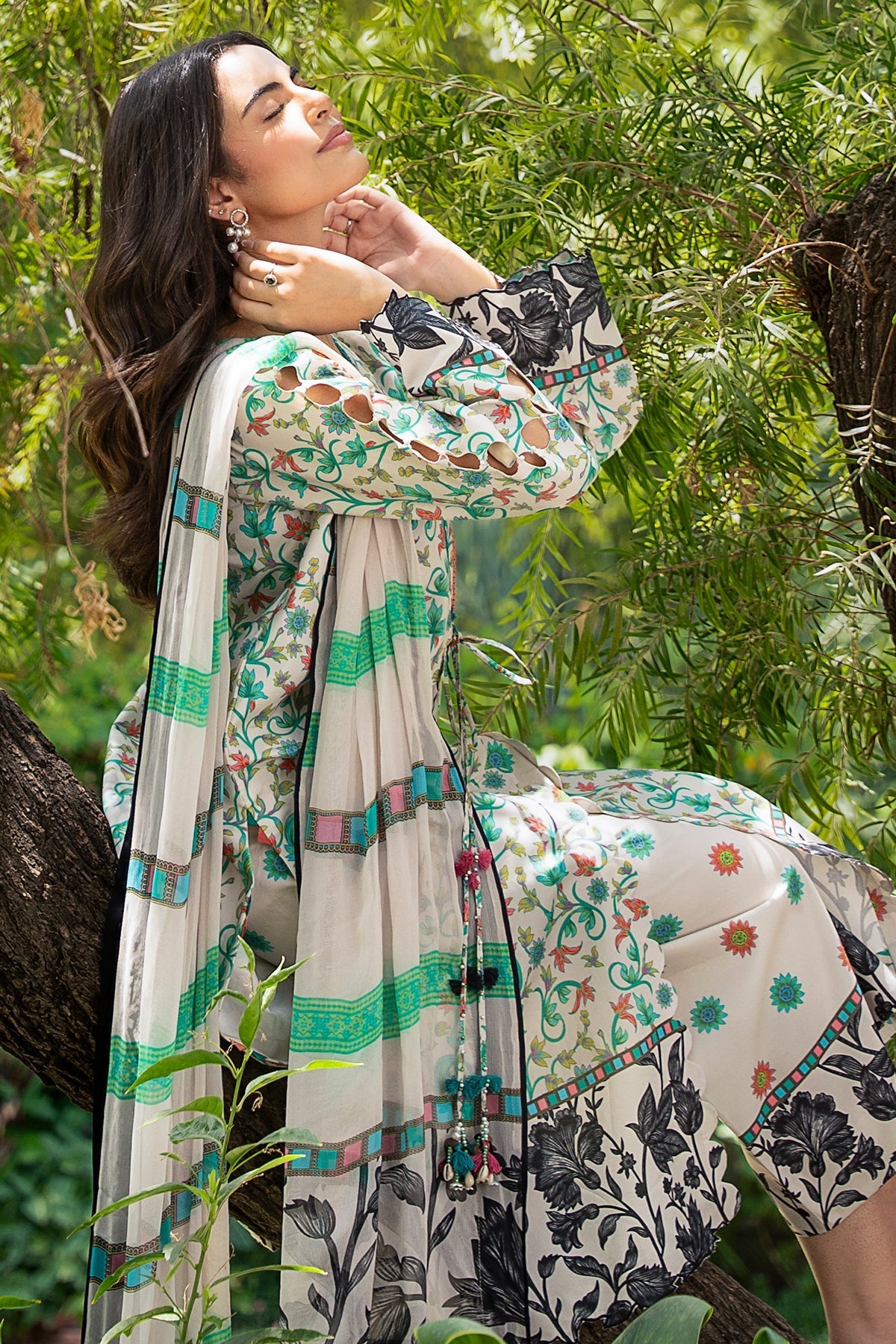 Charizma | C Print Lawn | CP6-27 by Charizma - Designer Dress  - Type : Ladies Clothes - Available at Libayah - 100% Original 
