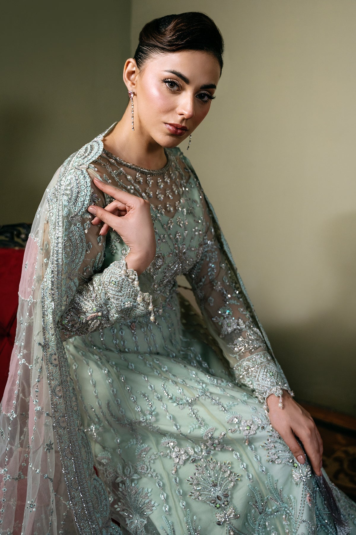 Mina Kashif | Kahani Formals | Zarpash by Mina Kashif - Designer Dress - Type: Ladies Clothes - Available at Libayah - 100% Original