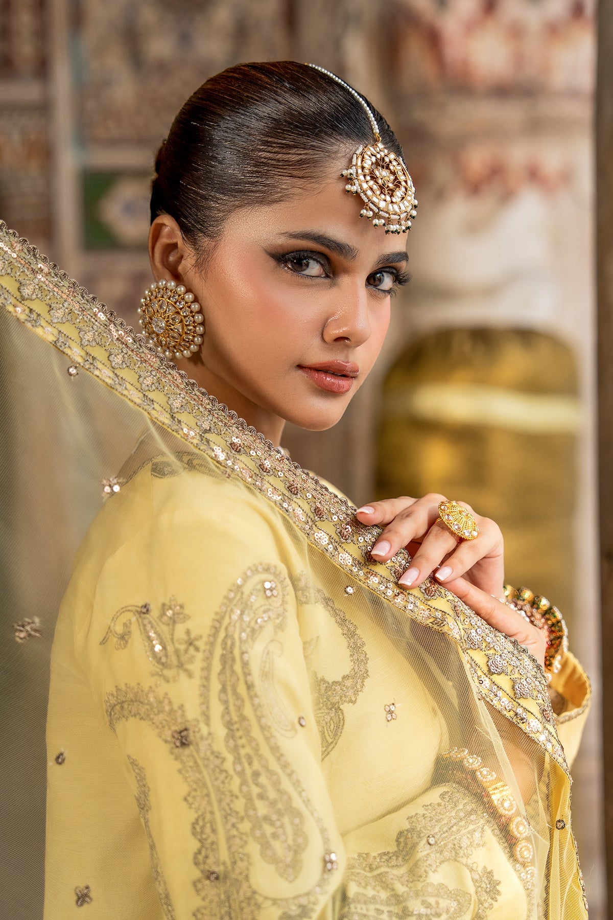 Charizma | Festive Pret | 3-PC Embroidered Raw Silk CMA-6-414 by Charizma - Designer Dress  - Type : Ladies Clothes - Available at Libayah - 100% Original 