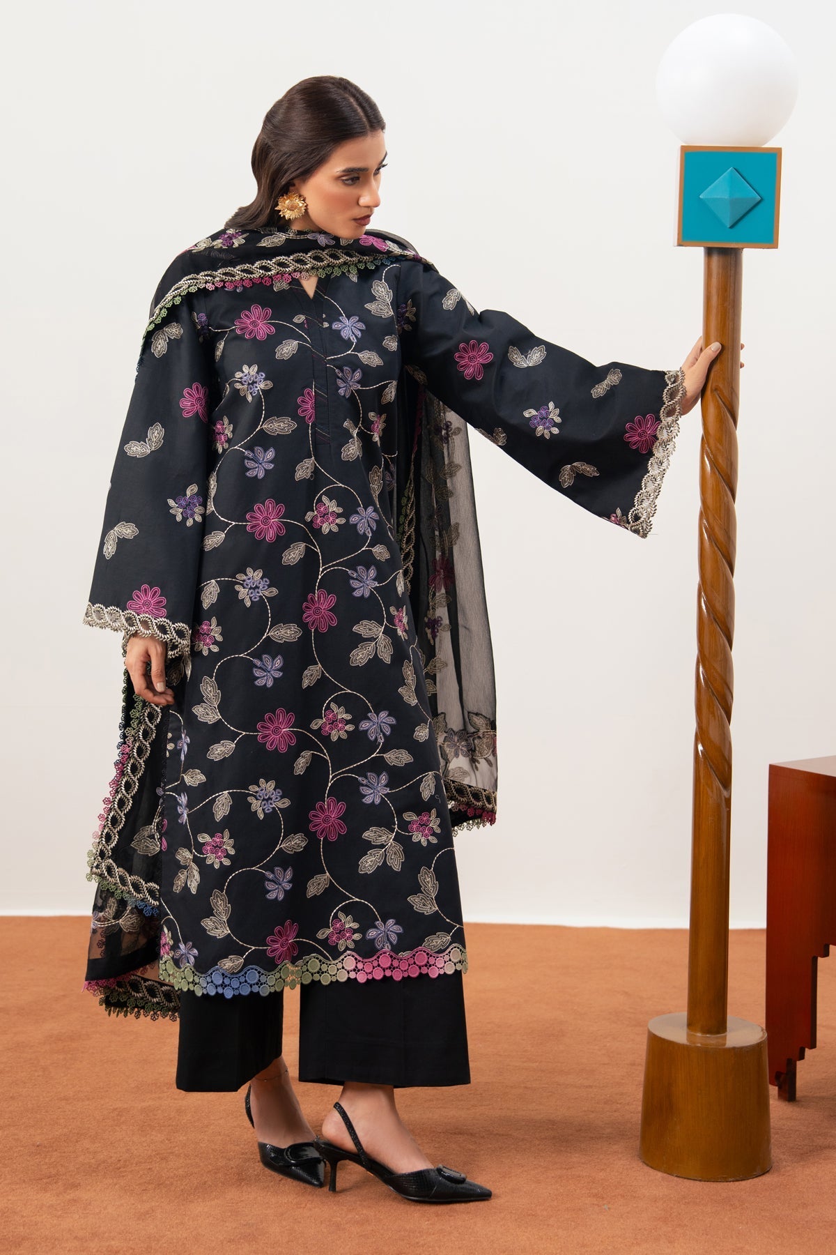 Afrozeh | Basic Pret 26 RTW | NACRE by Afrozeh - Designer Dress  - Type : Ladies Clothes - Available at Libayah - 100% Original 