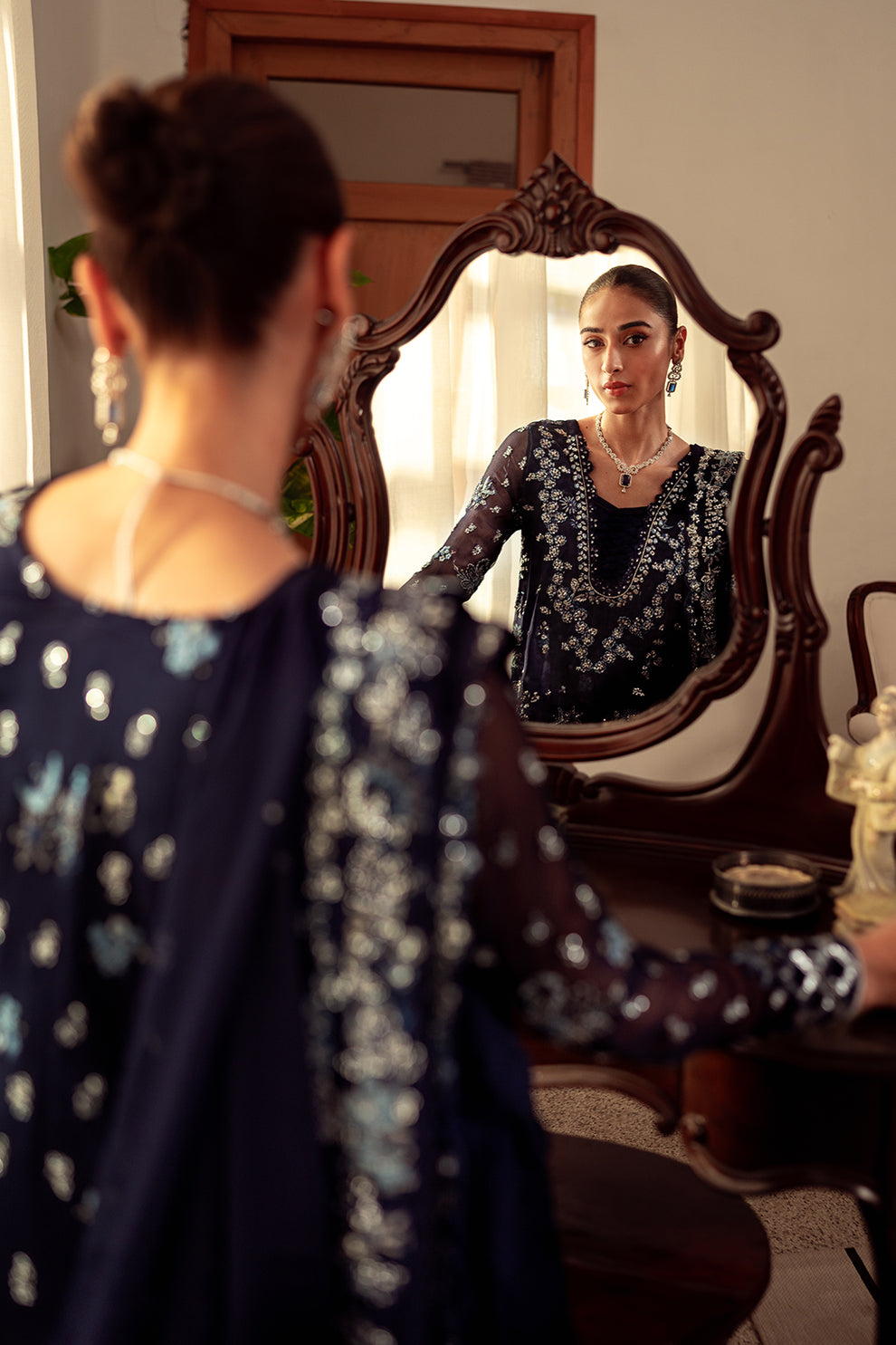 Neeshay | Dastaan Luxury Chiffon | Neelam by Neeshay - Designer Dress - Type: Formal - Available at Libayah - 100% Original