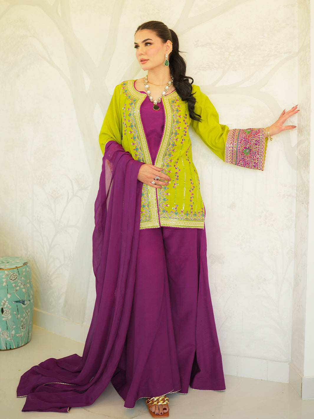 Faiza Faisal | Mayal Festive Pret 25 | KINZA by Faiza Faisal - Designer Dress - Type: Ladies Clothes - Available at Libayah - 100% Original