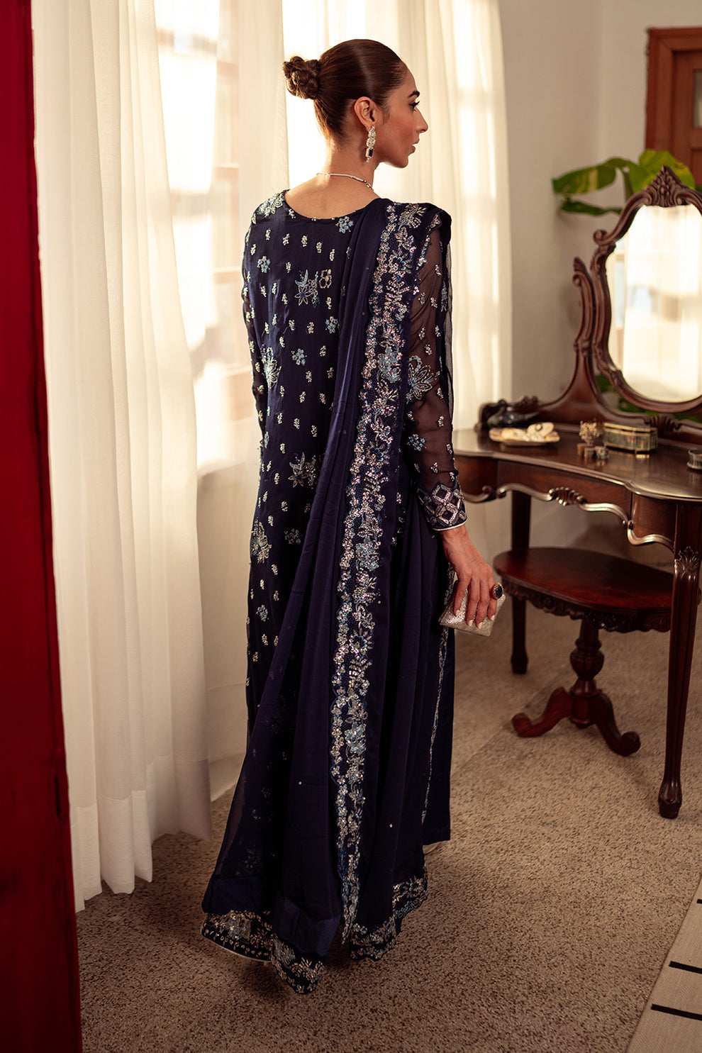 Neeshay | Dastaan Luxury Chiffon | Neelam by Neeshay - Designer Dress - Type: Formal - Available at Libayah - 100% Original