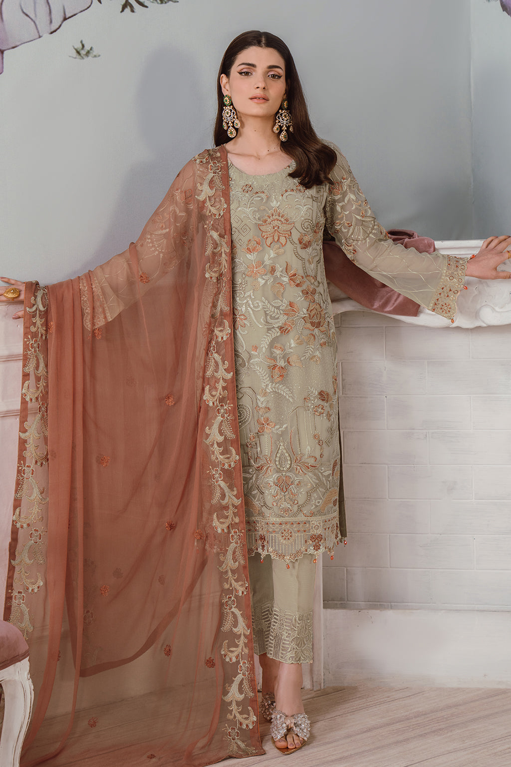 Ramsha | Ramsha Collection | F-2505 by Ramsha - Designer Dress  - Type : Ladies Clothes - Available at Libayah - 100% Original 