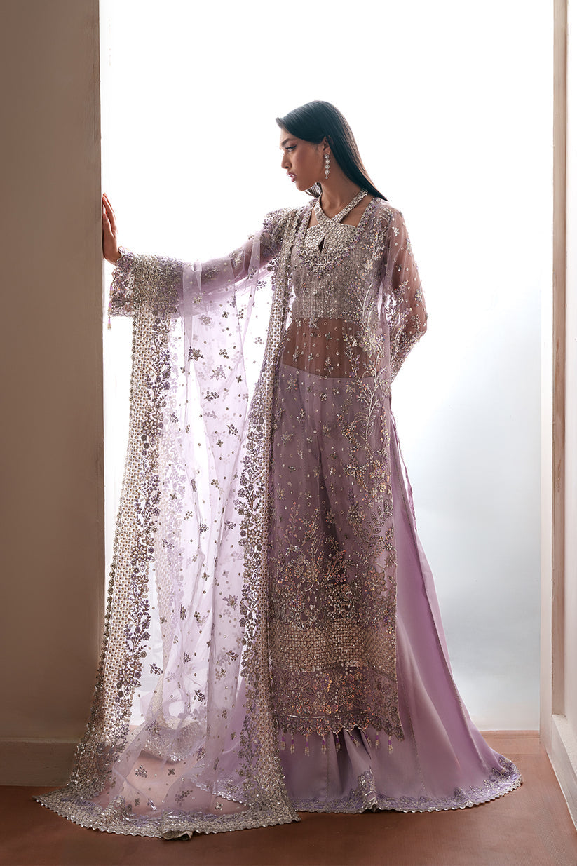 Emaan Adeel | Starlit Jewels | Lapis by Emaan Adeel - Designer Dress  - Type : Ladies Clothes - Available at Libayah - 100% Original 