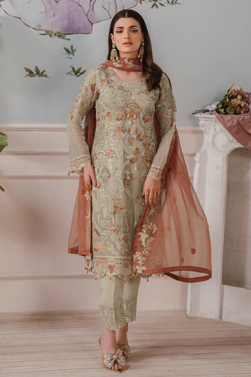 Ramsha | Ramsha Collection | F-2505 by Ramsha - Designer Dress  - Type : Ladies Clothes - Available at Libayah - 100% Original 