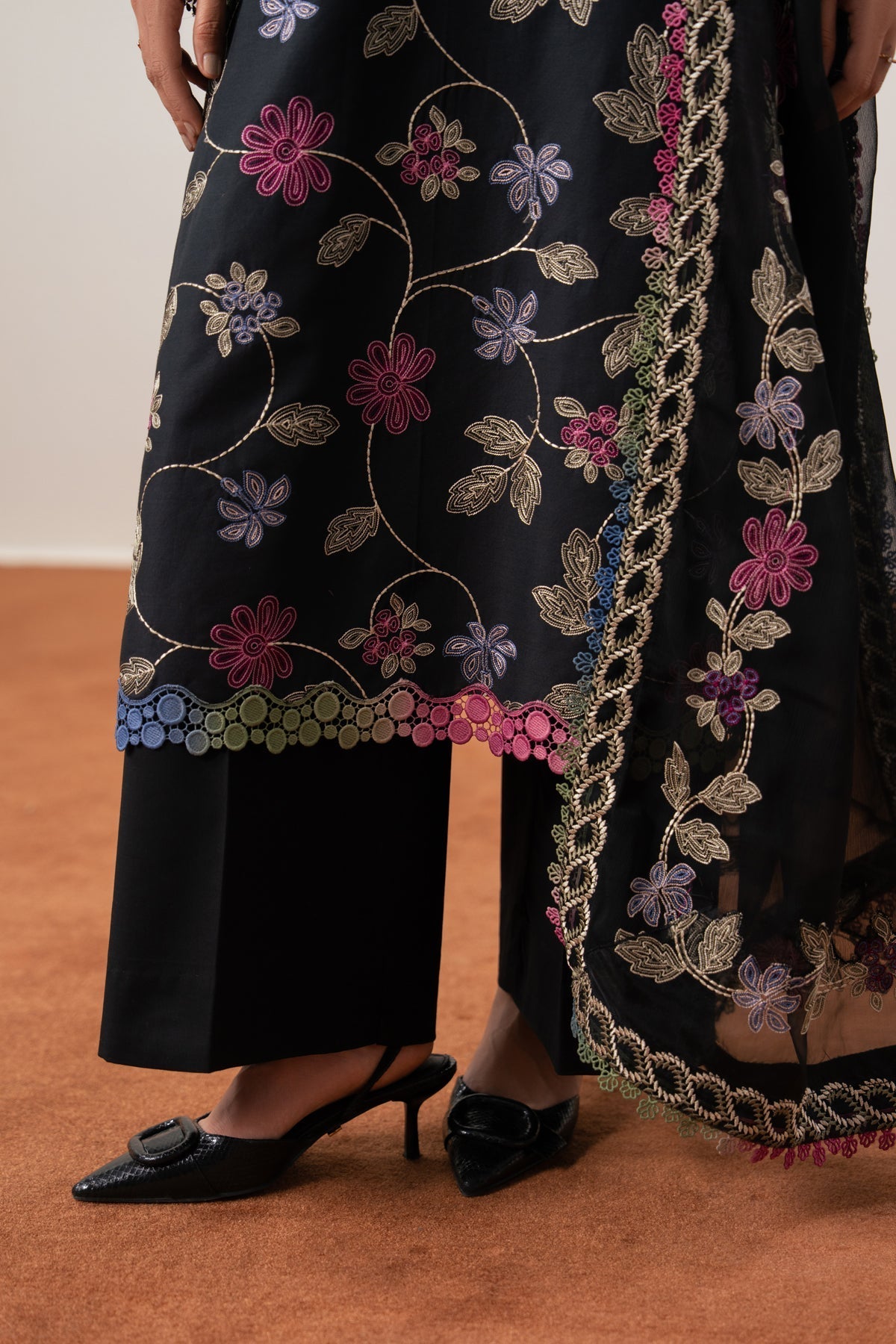 Afrozeh | Basic Pret 26 RTW | NACRE by Afrozeh - Designer Dress  - Type : Ladies Clothes - Available at Libayah - 100% Original 