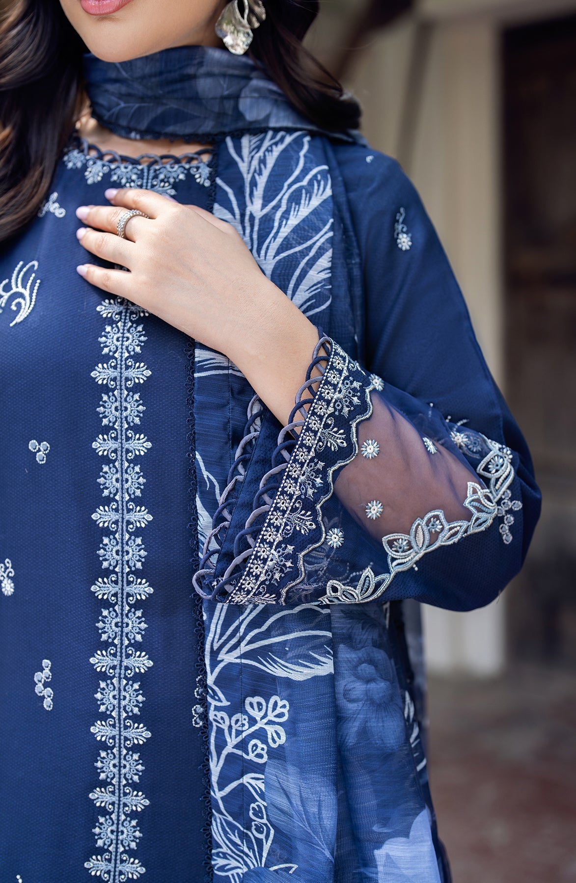 Zarif | Nura Textured Lawn 25 | SEERUM by Zarif - Designer Dress - Type: Ladies Clothes - Available at Libayah - 100% Original