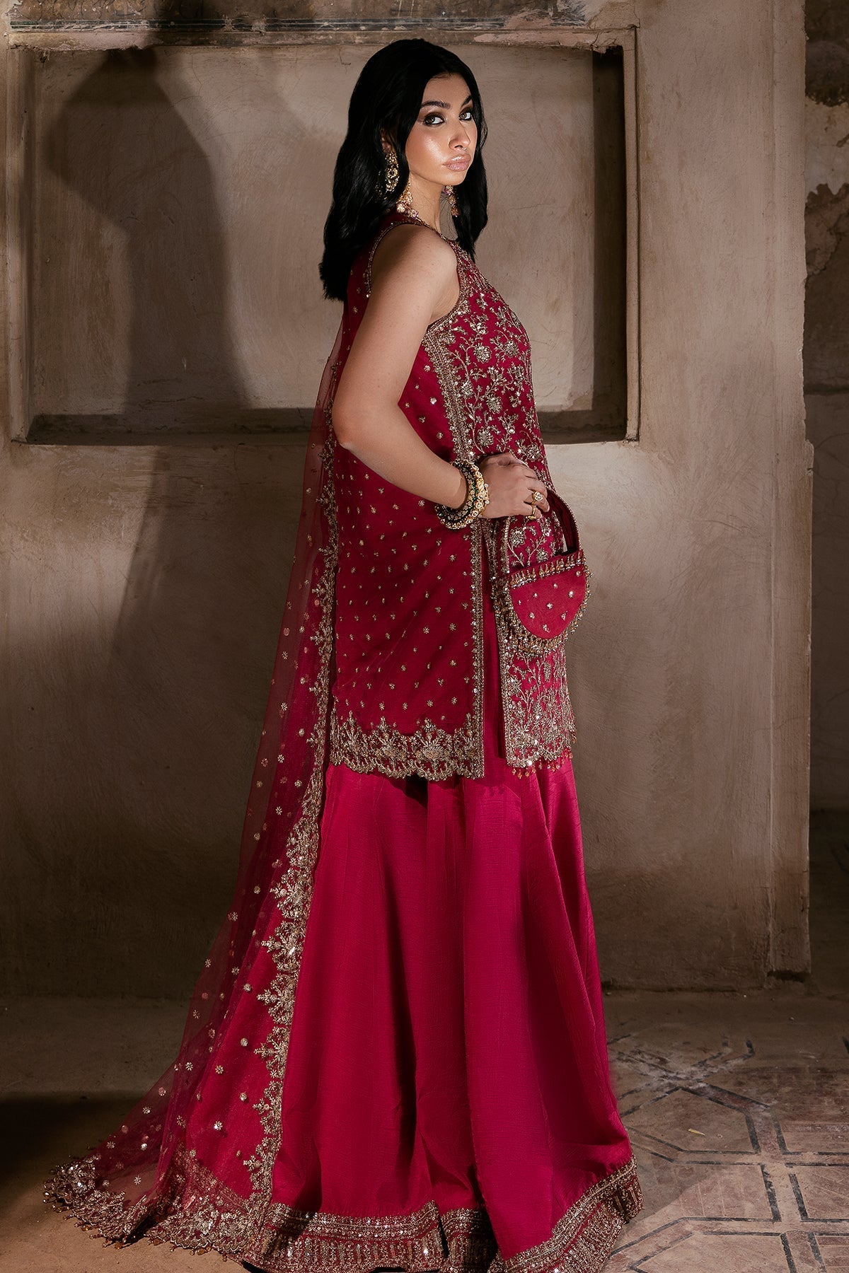 Mina Kashif | Virsa Wedding Formals | Raha by Mina Kashif - Designer Dress - Type : Ladies Clothes - Available at Libayah - 100% Original 