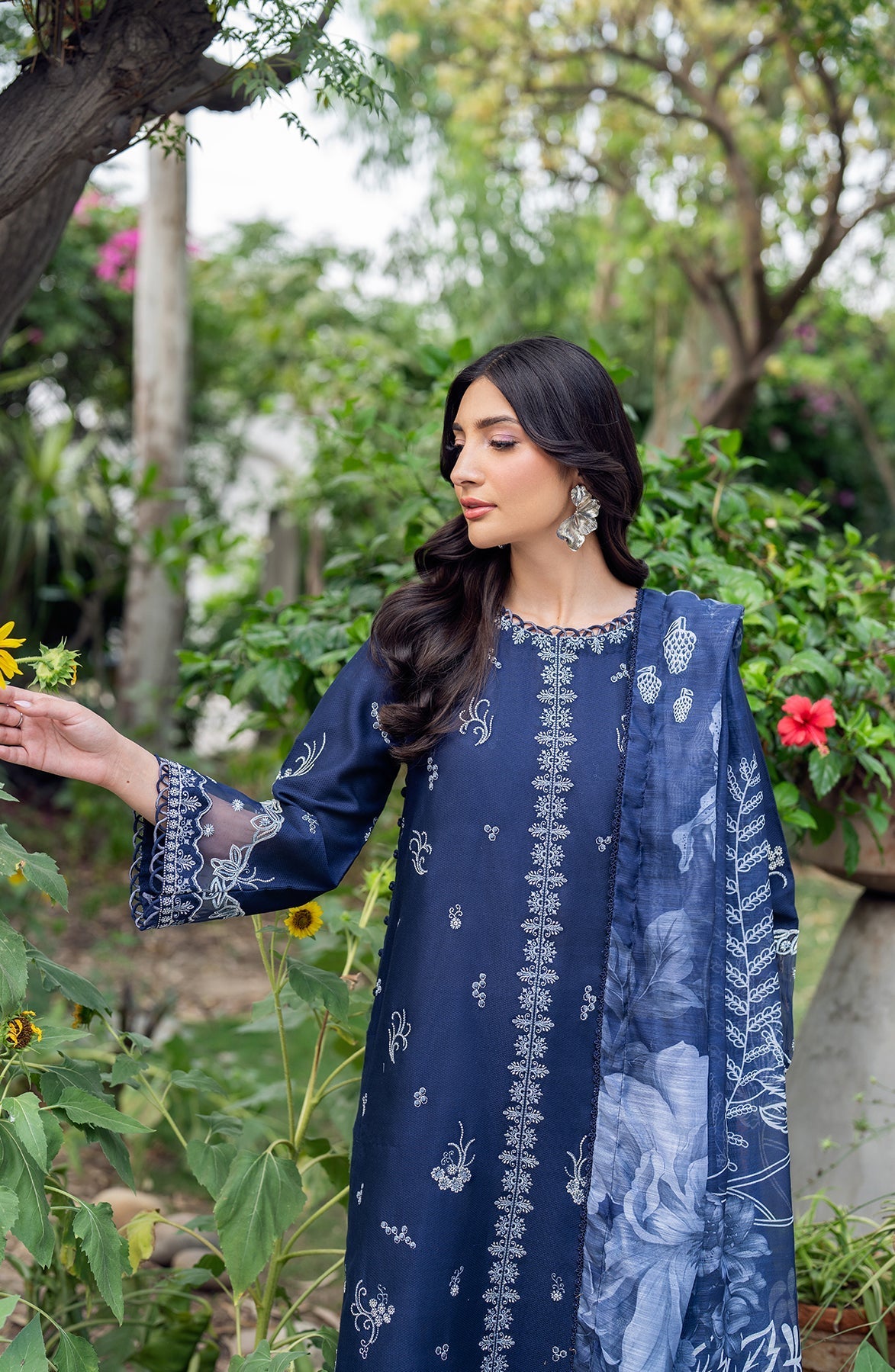 Zarif | Nura Textured Lawn 25 | SEERUM by Zarif - Designer Dress - Type: Ladies Clothes - Available at Libayah - 100% Original
