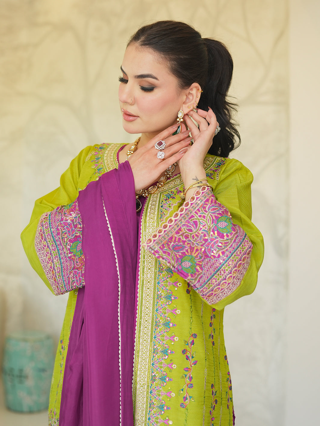 Faiza Faisal | Mayal Festive Pret 25 | KINZA by Faiza Faisal - Designer Dress - Type: Ladies Clothes - Available at Libayah - 100% Original