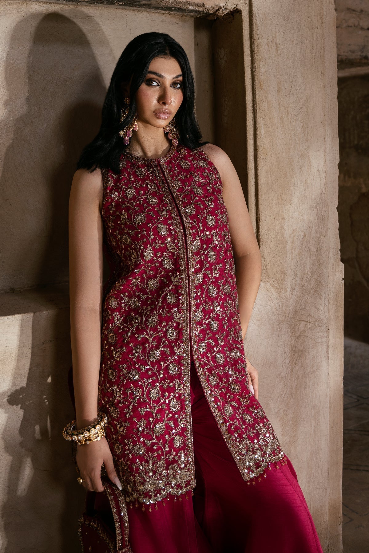 Mina Kashif | Virsa Wedding Formals | Raha by Mina Kashif - Designer Dress - Type : Ladies Clothes - Available at Libayah - 100% Original 