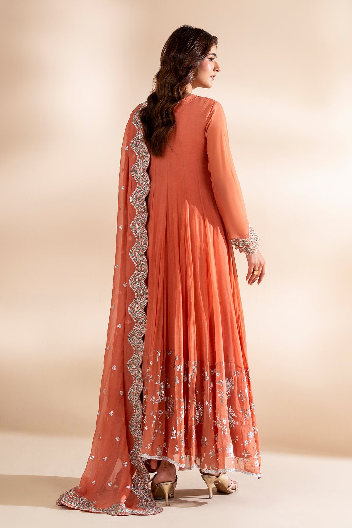 Charizma | Festive Pret | 3-PC Embroidered Chiffon CMA-6-418 by Charizma - Designer Dress  - Type : Ladies Clothes - Available at Libayah - 100% Original 
