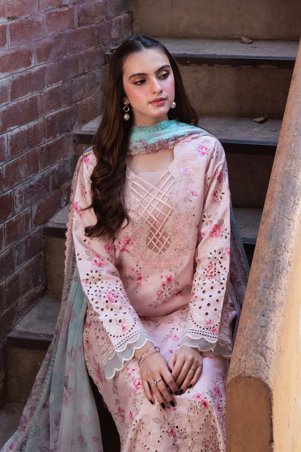 Neeshay | Summer Lines Printkari 25 | PECHE by Neeshay - Designer Dress - Type: Ladies Clothes - Available at Libayah - 100% Original