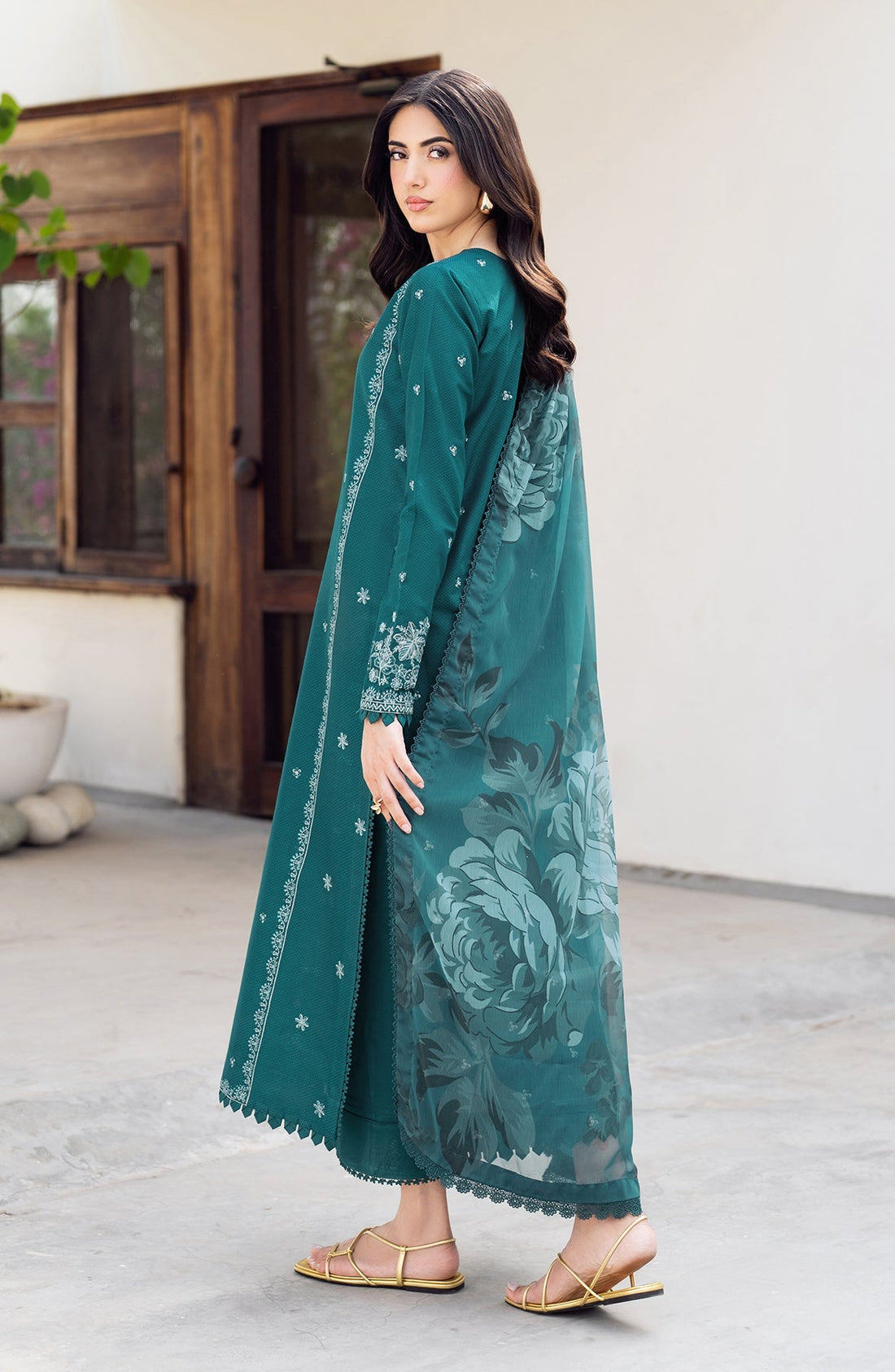 Zarif | Nura Textured Lawn 25 | NUSA by Zarif - Designer Dress - Type: Ladies Clothes - Available at Libayah - 100% Original